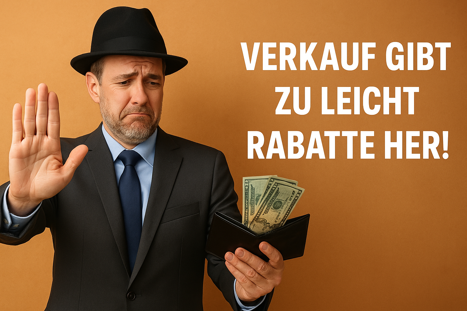 Verkauf gibt zu leicht Rabatte raus